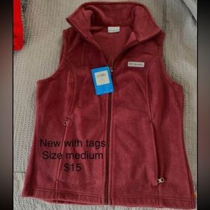 Maroon Columbia vest